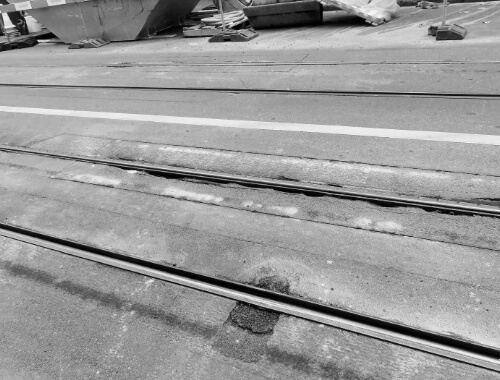 Rails du tram